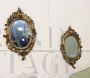 Pair of antique gilded mirrors