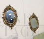 Pair of antique gilded mirrors