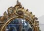 Pair of antique gilded mirrors
