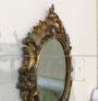Pair of antique gilded mirrors