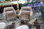 Pair of Gigi Radice armchairs in beige microfibre