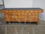 Vintage double-sided haberdashery counter, 1950s