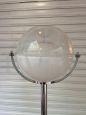 Vintage floor lamp in Murano glass and aluminum
