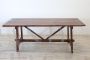 Antique solid oak refectory table from the early 19th century