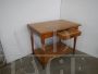 Small vintage table with shelf, Italy 1960s