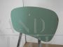 Vintage green formica school desk with chair, 1970s