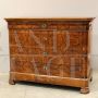 Louis Philippe capuchin chest of drawers in walnut briar, 19th century
