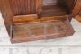 Antique poplar wardrobe from the mid-19th century