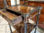 Antique Napoleon III coffee table with three tops