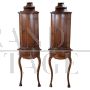 Pair of 18th century corner cabinets, Louis XV period