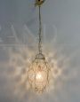Murano glass lantern chandelier attr. AVEM