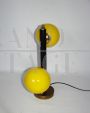 1960s desk lamp with yellow glass spheres