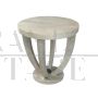 Art Deco style parchment side table