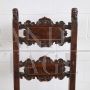 Renaissance carved walnut chair, 17th century