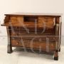 Antique Empire chest of drawers with drop-down top, Italy 1800s               