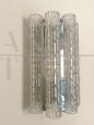 Splendid single wall lamp with Murano glass tubes, 1970s