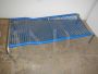 Vintage blue outdoor cot in aluminium from the 70s