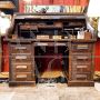 1920s American Western roll top desk