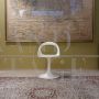 Space Age swivel chair in white plastic