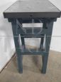 Vintage 1950s industrial coffee table pedestal