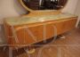 Sideboard by Vittorio Dassi with mirror and marbled glass top