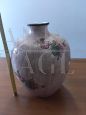 Vintage Italian vase in painted ceramic