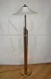 Art deco style floor lamp in brass, 1960s