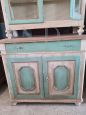 Antique buffet & hutch cupboard, lacquered in colonial style