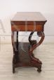 Antique Charles X console in walnut, first half of the 19th century