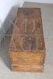 Small antique 18th century carved chest in chestnut