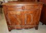 Small rustic sideboard in solid pine, late 19th century