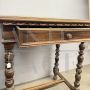  Small 19th century writing table in solid walnut