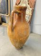 Large antique Apulian capasone oil jar vase from the 19th century