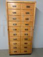 Vintage filing cabinet with drawers, 1940s