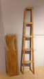 Vintage ladder bookcase, Italian craftsmanship