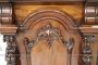 Imposing antique sideboard in neo-Gothic style from the early 1900s
