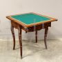 Antique Napoleon III inlaid desk, game table or dressing table