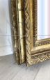 Large full length art deco mirror with gold frame