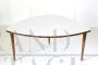 50s triangular coffee table with formica top