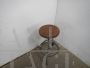 Vintage industrial 3 foot stool with footrest, 1980s                            