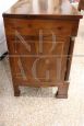 Antique Empire walnut dresser with secret drawer, early 19th century