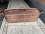 Vintage copper fish pot                            