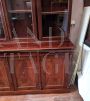 19th century Victorian bookcase with glass doors
