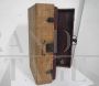 1940s fir and rattan suitcase