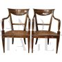 Pair of antique armchairs from the Directoire period, 18th century
