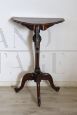 Louis XV style walnut gueridon console table
