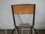 Black Mullca chair with light wood seat, 1960s