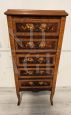 Antique Lombard inlaid chest of drawers