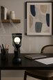Table lamp 600 P by Gino Sarfatti in black color