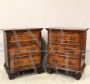 Pair of Louis XV walnut bedside tables, 18th century Italy       